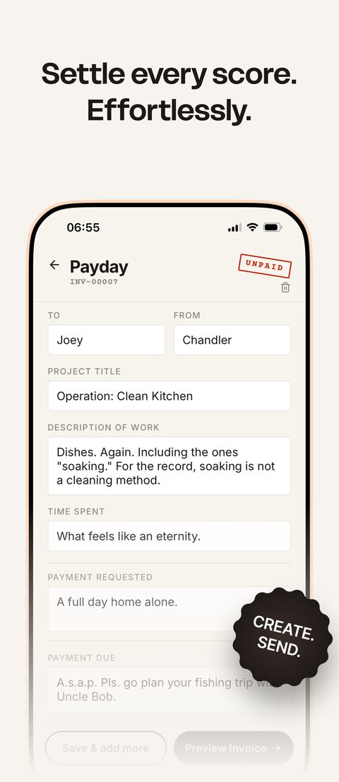Payday app screen 1
