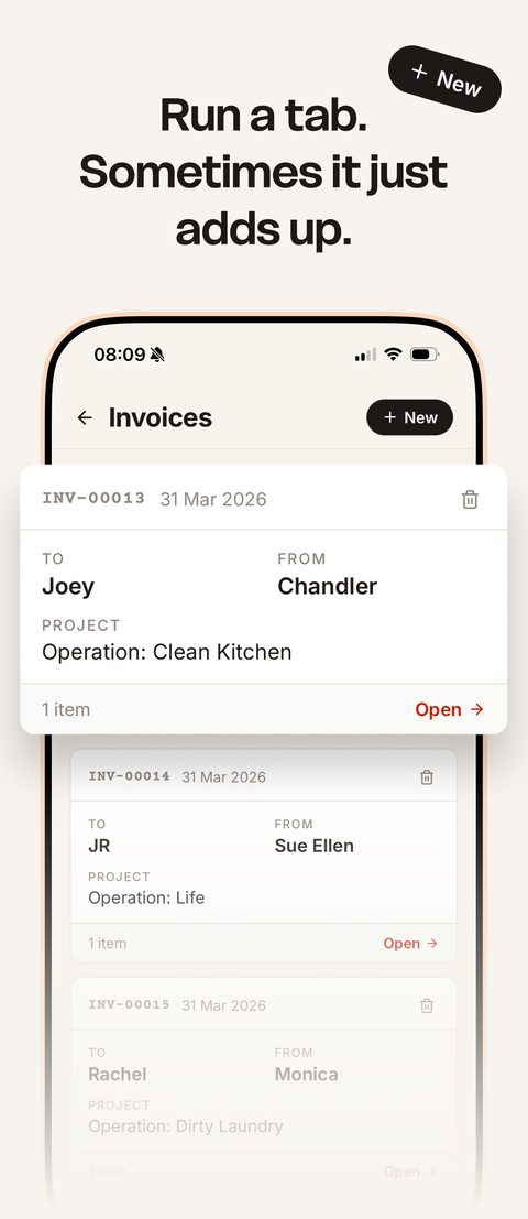 Payday invoice screen 2