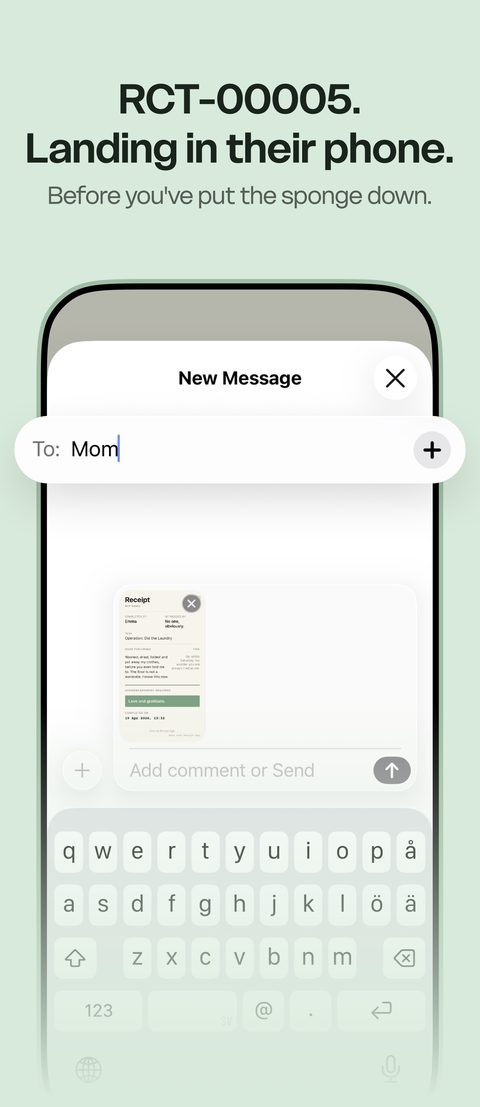 Receipt screen 6